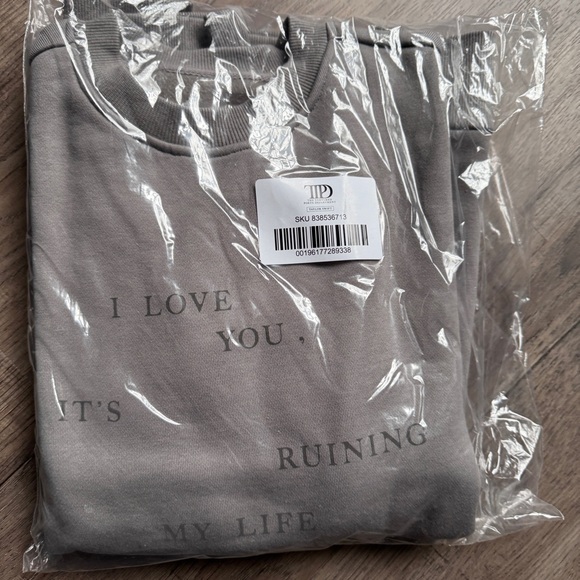Taylor Swift TTPD Crew Sweatshirt - Brand New - Size Small - Picture 4 of 10